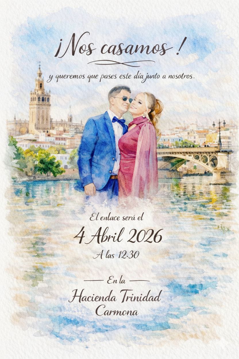 Invitación de boda